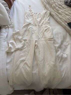 Free People White Jumpsuit